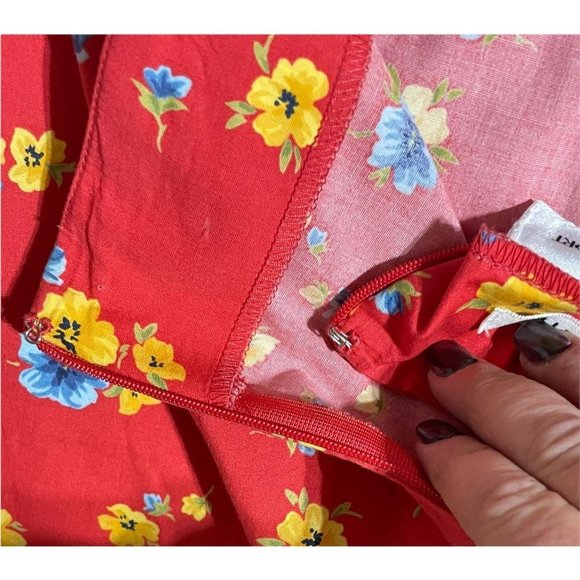 Jones New York Petites Stretch Floral Mini Skirt Size 12P - Picture 6 of 9